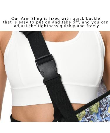 Women's Breathable Arm Sling with Waist Belt - Support for Shoulder & Elbow Injury - Buy Online on GoSupps.com