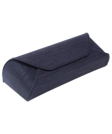 Elegant bag case with magnetic closure and shimmering cover in a noble silk look - PICO MOONLIGHT in dark blue