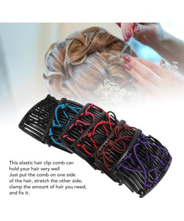 Magic Hair Comb Vintage Stretchy Double Comb Hair Forks Clips Bun Maker Women Girls Hairstyle Multipurpose Hair Accessories - Buy Online on GoSupps.com