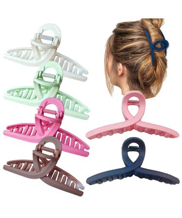 6pcs Vintage Hair Claw Clips for Women Durable Claw Grips for Big Girls Lady Model5