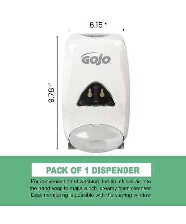 Gojo Liquid Foaming Soap Dispenser - White | FBA_5150-06 - Buy Online on GoSupps.com