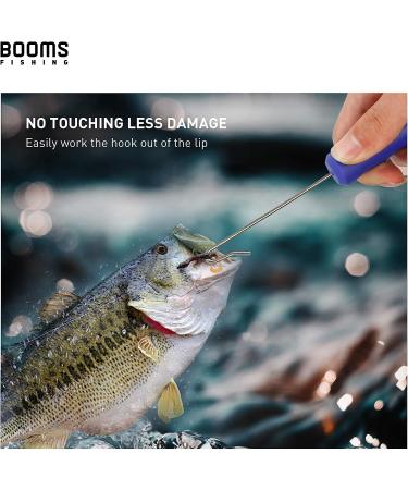 Booms Fishing R05 Fish Hook Remover Dehooker 7 inch - Portable Saltwater & Freshwater Quick Removal Tool - 2pcs Blue - Buy Online on GoSupps.com