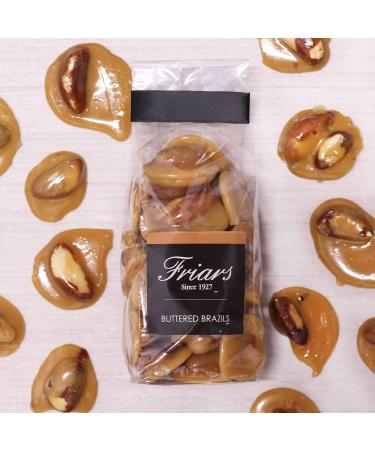 Friars Buttered Toffee Brazil Nuts - 250g Bag | Brittle Butter Toffee Coated Bolivian Brazil Nuts | Artisan Sweets for Vegetarians | Perfect Gift for Special Occasions - Buy Online on GoSupps.com