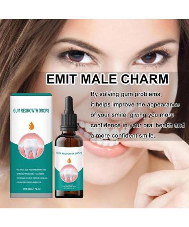  GNAUMORE Gum Regeneration Drops Gum Regrowth Repair Dental Care Protection For Everyone 30ml - Buy Online on GoSupps.com