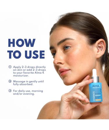 Alma K Brightening Booster - Vitamin C Face Serum with AHA Hydrating and Brightening Serum for Women Anti Aging Improve Appearance of Fine Lines & Wrinkles - 1 oz 1 Fl Oz (Pack of 1) - Buy Online on GoSupps.com