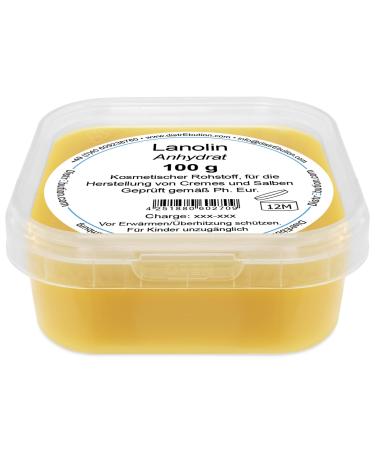 Lanolin Anhydrate 100 g natural skin care wool wax