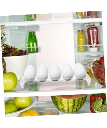 STOBAZA Eggs Refrigerator Egg Container Egg Holder Fridge Acrylic Bin Organizer Egg Rack Egg Tray Trash Can - Buy Online on GoSupps.com