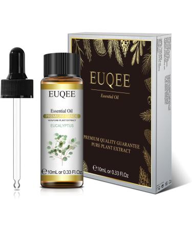EUQEE Eucalyptus Essential Oil 10ml Pure Eucalyptus Oil Essential Oil Aromatherapy Essential Oils for Diffusers Eucalyptus 10 ml (Pack of 1) - Buy Online on GoSupps.com