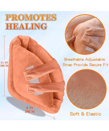 Foot Pillow Heel Protector - Ankle Support Pillows for Pain Relief & Pressure Sores - Comfort Cushion for Bedridden Patients (1 Pair - Buy Online on GoSupps.com