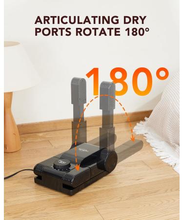 Sangcon Boot Dryer for Work Boots - Adjustable Drying Rack with Smart Timer - Keep Your Boots Dry and Comfortable - Black - Buy Online on GoSupps.com
