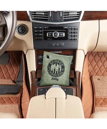 LEPO Bamboo Air Purifying Bags 8 Pack - Natural Activated Charcoal Odor Absorber for Shoes, Cars, and Home - Buy Online on GoSupps.com