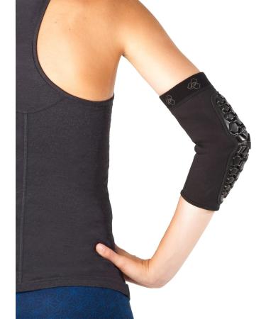 Defender Compression Elbow Pads for Collision Sports - Football, Rugby, Lacrosse | Pair of Padded Support for Martial Arts & Obstacle Courses - Buy Online on GoSupps.com