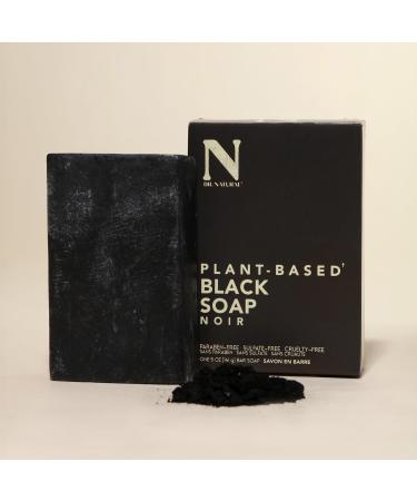 Dr. Natural Black Bar Soap 141 g - Ultra-Moisturizing Natural Soap with Shea Butter - Safe for Family and Pets - Helps Reduce Acne and Blemishes - Organic Bar Soap for Hands Body Wash Laundry - Buy Online on GoSupps.com