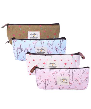 Frcolor cosmetic bag small pen bag makeup tool bag pencil bag 4 pieces