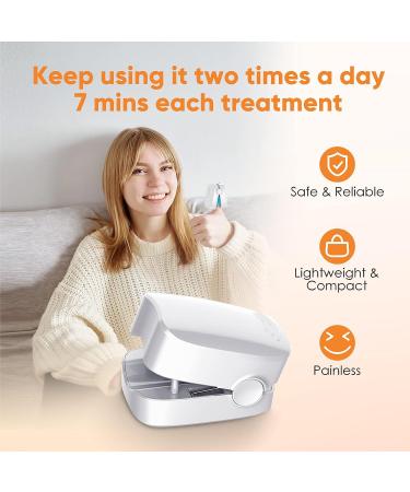 Nail Fungus Laser Treatment Device for Fingernails and Toenails - Home Use Treatment Kit with Infrared and Blue Light for Onychomycosis - Highly Effective Solution - Buy Online on GoSupps.com