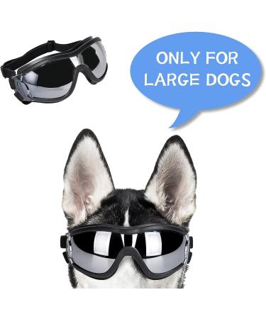 NVTED Dog Sunglasses | UV, Wind, Dust, and Fog Protection | Adjustable Strap | Medium/Large Dog Goggles (1 Pack) - Buy Online on GoSupps.com