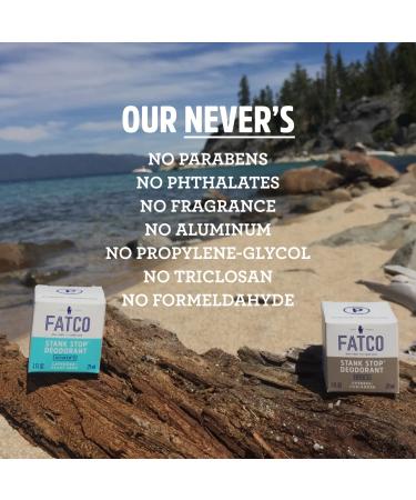 FATCO Stank Stop Deodorant Cream - Scotch Pine + Coriander 1 oz - Buy Online on GoSupps.com