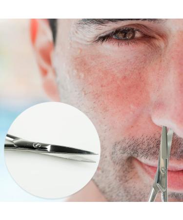 Premium Stainless Steel Beard & Mustache Scissors for Men - Precision Grooming Tool for Hair Eyebrows and Nose Hair - Buy Online on GoSupps.com