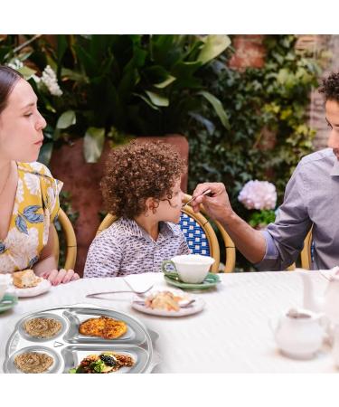 Buy Cabilock Cartoon Owl Stainless Steel Divided Plates for Kids - Durable & Portable Dining Dishes for Toddlers - Buy Online on GoSupps.com