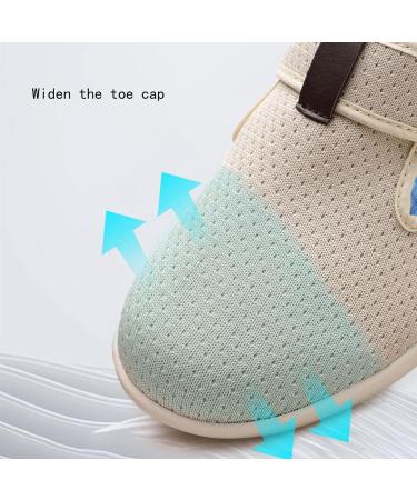 EVNI Diabetic Slippers - Lightweight Orthopedic Shoes for Foot Pain Relief - Black Gray - Ideal for Diabetes, Edema, Bunions, Arthritis - Sizes 6 - Buy Online on GoSupps.com