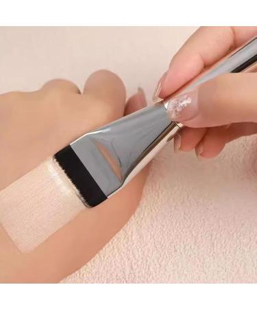 Flat Makeup Brush Flat Brush 5PCS Liquid Brush Streak-Free Ultra Thin Concealer Brush for Liquid Cream Powder Buffing - Buy Online on GoSupps.com