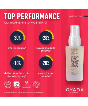 GYADA COSMETICS huile de polissage sec pour cheveux boucl s et ondul s -30% frisottis +28% brillance +20% lasticit imm diate efficacit test e 30 ml - Buy Online on GoSupps.com
