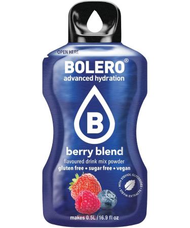 Bolero Drinks Berry Blend - Sugar-Free Beverage Powder (12x3g) | Stevia Sweetened | Vitamin C | Diabetic Friendly & Refreshing Berry Flavor - Buy Online on GoSupps.com