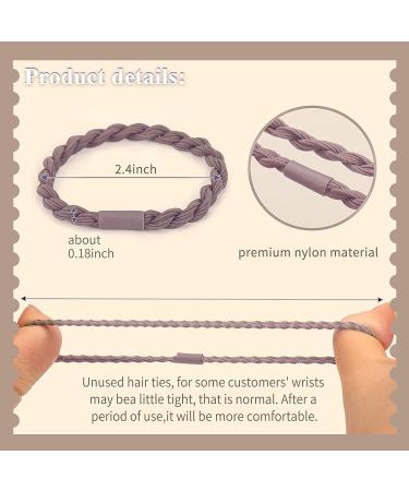 Yohou 20PCS Boho Hair Ties for Women - 10 Colors & 5 Styles - Cute Bracelet Hair Tie Set for Thick Hair - Perfect for Outdoor, Gym, Travel, Office - Buy Online on GoSupps.com
