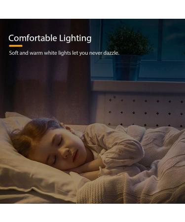 LYRIDZ Plug-in Motion Sensor Night Light Warm White LED Nightlight Bedroom Bathroom Kitchen Hallway Stairs Energy Efficient Compact 4-Pack - Buy Online on GoSupps.com