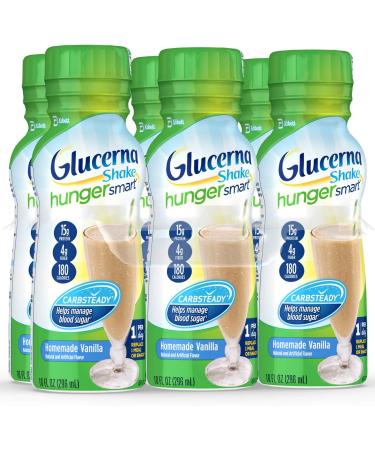 Glucerna Hunger Smart Shake - 15g Protein, 180 Calories, Vanilla Flavor - 24 Count - Buy Online on GoSupps.com