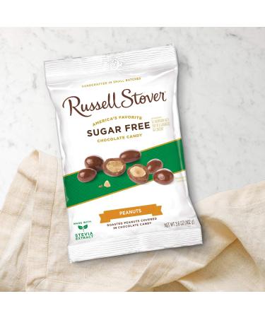 Russell Stover Sugar Free Chocolate Covered Peanuts - 3.6 oz Bag | Buy Online - Buy Online on GoSupps.com