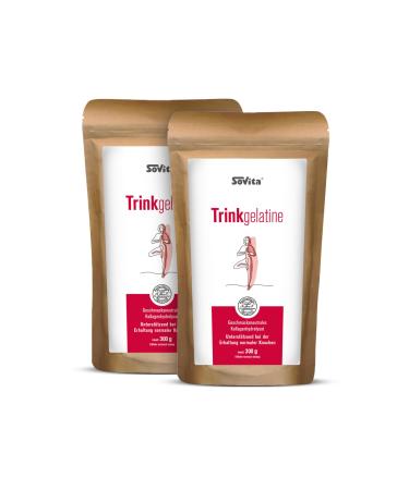 sovita 2 Pack Gelatin - Muscle and Bone Support - High Purity Collagen