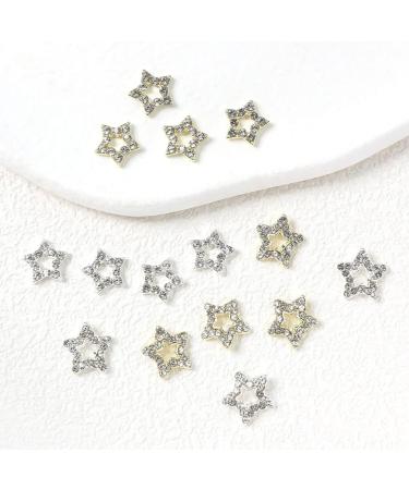 FEIlei 20 Pieces Dangling Star Nail Charms 3D Rhinestones Stars Charms Star Nail Charms - Buy Online on GoSupps.com