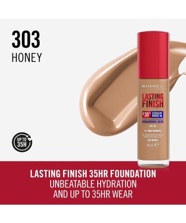 Rimmel Lasting Finish 35HR Foundation - 300 Sand & 303 Honey - Buy Online on GoSupps.com