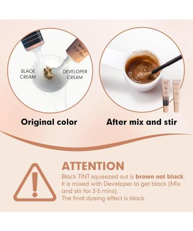 Instant Eyelash Color Kit - Black Voluminous Keratin Formula | Safe & Easy Application with Eyepatches - Perfect for Stunning Natural Black Effects - Buy Online on GoSupps.com