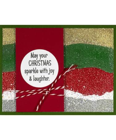 Chunky White Sparkle Large Embossing Powder - Create Stunning Designs - Buy Online on GoSupps.com