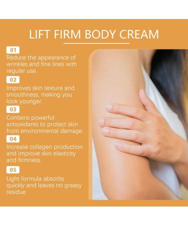 Collagen Body Firming Cream Lift & Firm Cream Moisturizing Body Cream - Luxelift Lift & Firm Body Cream Collagen Body Shaping Cream Natural Moisturizing Cream (1) - Buy Online on GoSupps.com