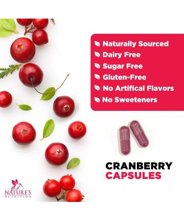 Cranberry Supplement Pills 25 000mg - High Potency Vitamin C Cranberry for Women & Men Urinary Tract Health Support Sugar Free Gluten Free Non-GMO Cranberry Concentrate Extract - 120 Capsules 120 Count (Pack of 1) - Buy Online on GoSupps.com