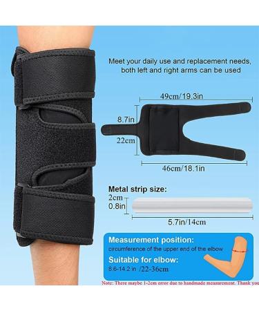 Elbow Guard Compression Brace - Adjustable Support & Protector for Tennis Golf Gym | Night Sleep Support for Men & Women - Buy Online on GoSupps.com