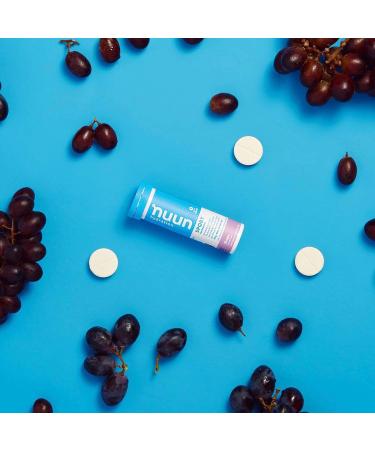 Nuun Active Grape Electrolyte Hydration Tablets - 6 Tubes of 10 Tabs | International Shipping Available - Buy Online on GoSupps.com