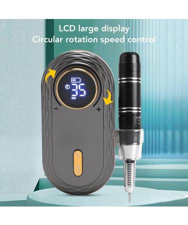 Manicure Pedicure Tools Portable Electric Nail File Set for Home Salon Use (Gray) - Buy Online on GoSupps.com