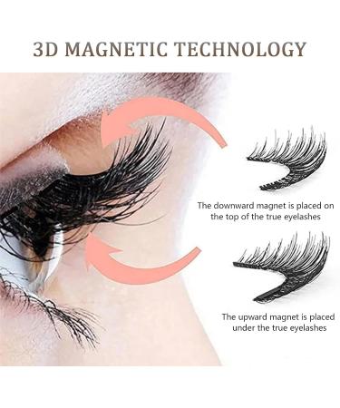 Magnetic Eyelashes with Applicator - Magnetic Eyelashes Natural Look Strong Hold No Glue Needed - Reusable Natural Magnetic Lashes Kit without Eyeliner - Buy Online on GoSupps.com