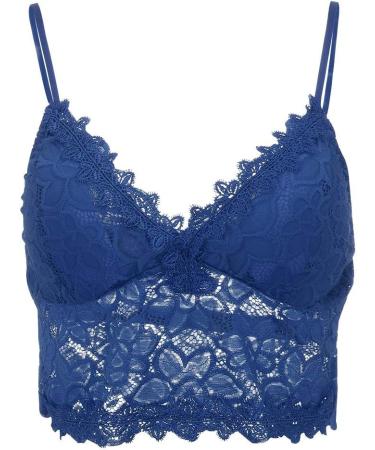 Shop Haiorziyou Sport BH for Big Breasts - Sexy Strappy Crop Top for Women & Teens - Boho Tank Bustier Neckholder - Plus Size XXL Blue - Buy Online on GoSupps.com