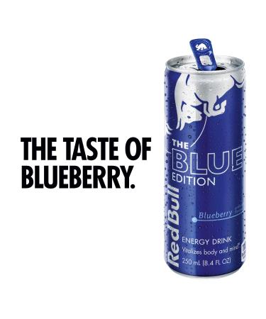 Red Bull Blue Edition Blueberry Energy Drink 8.4 Fl Oz (Pack of 24) | Boost Energy with Refreshing Blueberry Flavor - Buy Online on GoSupps.com