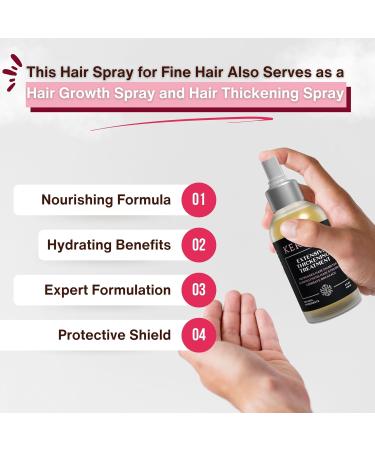 Worldwide Nutrition Kerotin Nourishing Thickening Spray Treatment - Revitalize Hair Heat Protectant 4 Oz & Key Chain - Buy Online on GoSupps.com