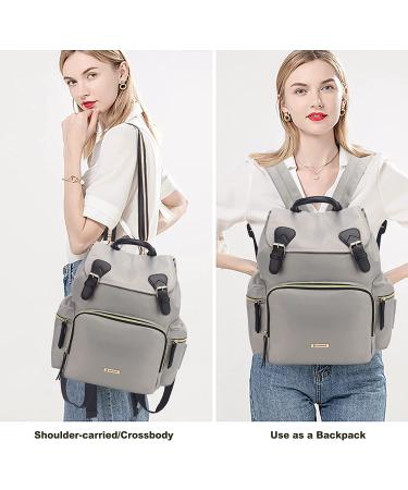 VS VOGSHOW Diaper Bag Backpack: Stylish & Durable Gray Maternity Nappy Bag - Buy Online on GoSupps.com