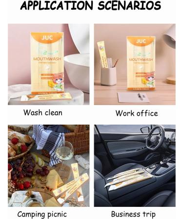 24pcs Travel Size Mouthwash - Portable Mint Lemon Oral Care for Fresh Breath | 12ml Packs for Work & Travel - Buy Online on GoSupps.com