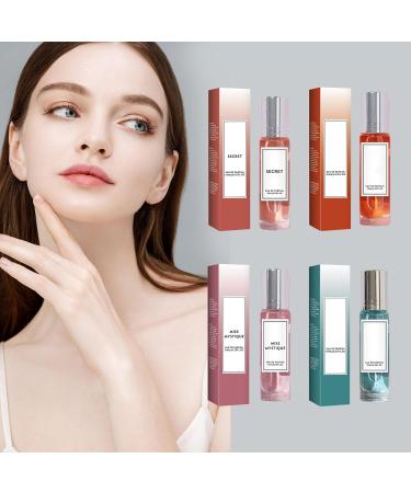 Pheromone Perfume Collection for Women Enhanced Scents Perfume Set Romantic Flowers Scents Roll On Perfume Long Lasting Women's Perfume (4pc/01) - Buy Online on GoSupps.com