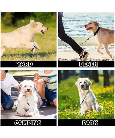 10ft (3m) Dog Tie Out Cable Dog Leads Pet Tie Out CableTie Out Cable for Dogs Outdoor Camping Picnic Strong Pet Safety Rope(10ft (3m) - Buy Online on GoSupps.com