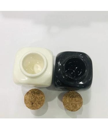 Buy JIHUOO Ceramic Dappen Dish - Nail Art Cup for Acrylic Liquids | Durable Nail Art Tool - White - Buy Online on GoSupps.com